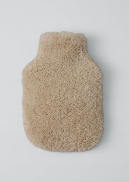 Sheepskin Hot Water Bottle Cover | Ecru | TOAST