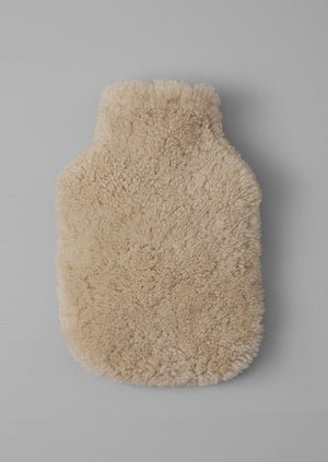 Sheepskin Hot Water Bottle Cover | Ecru