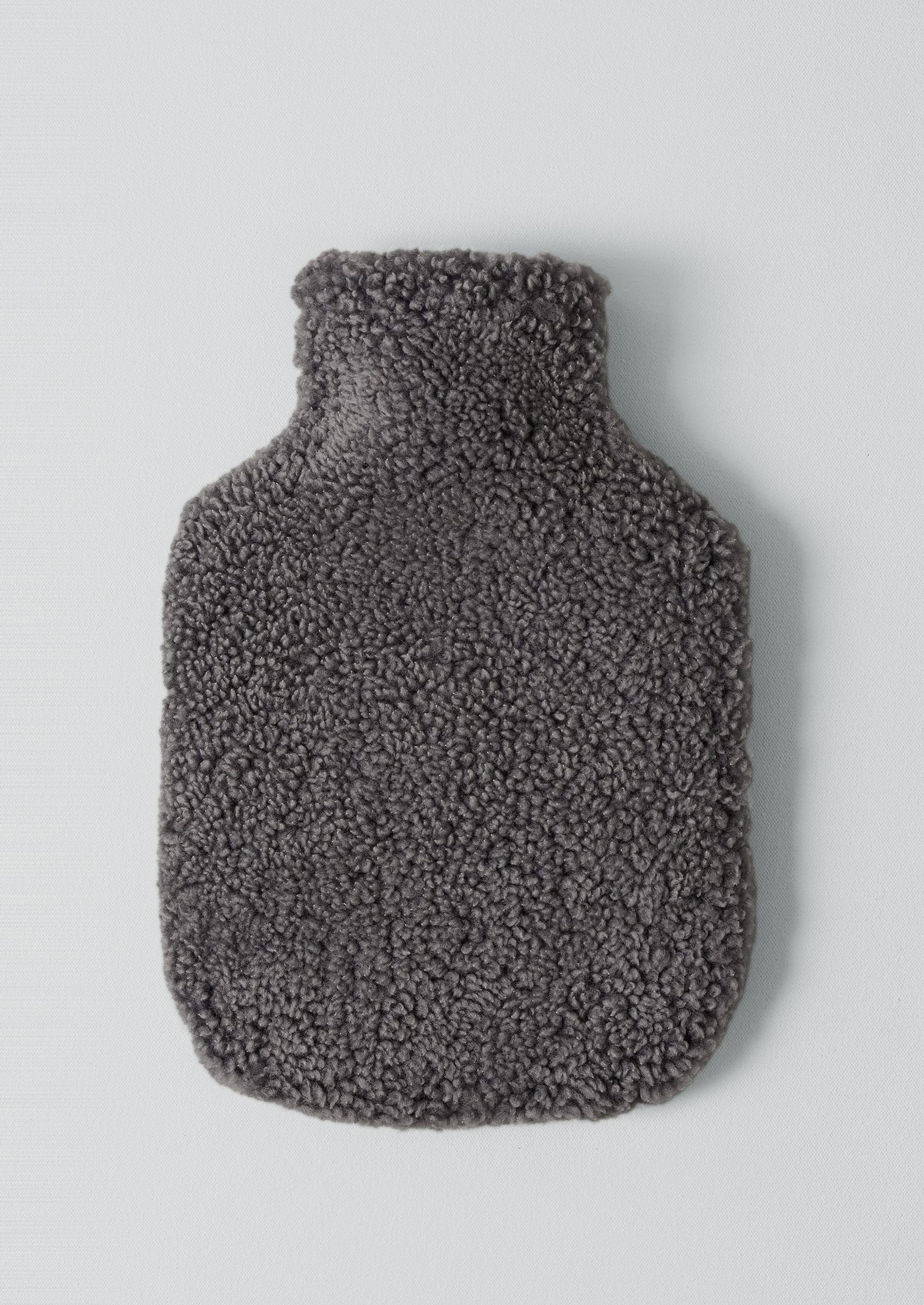 Sheepskin Hot Water Bottle Cover | Grey | TOAST
