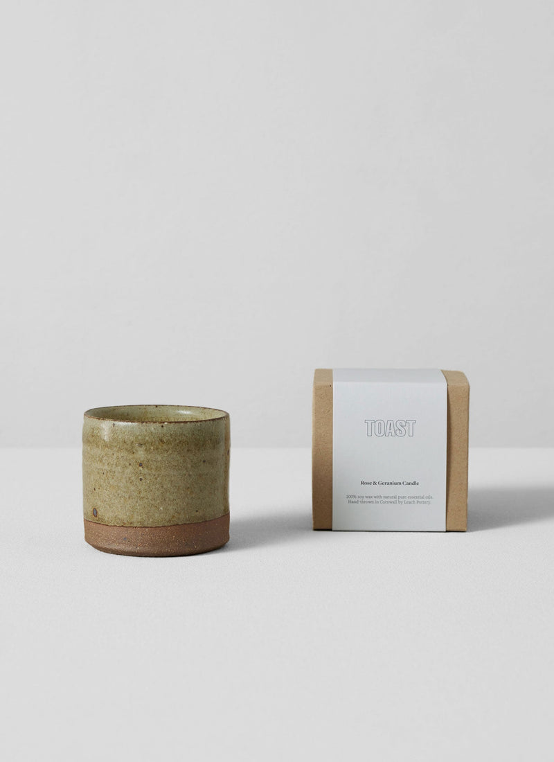 Rose and Geranium Scented Candle | Rose and Geranium