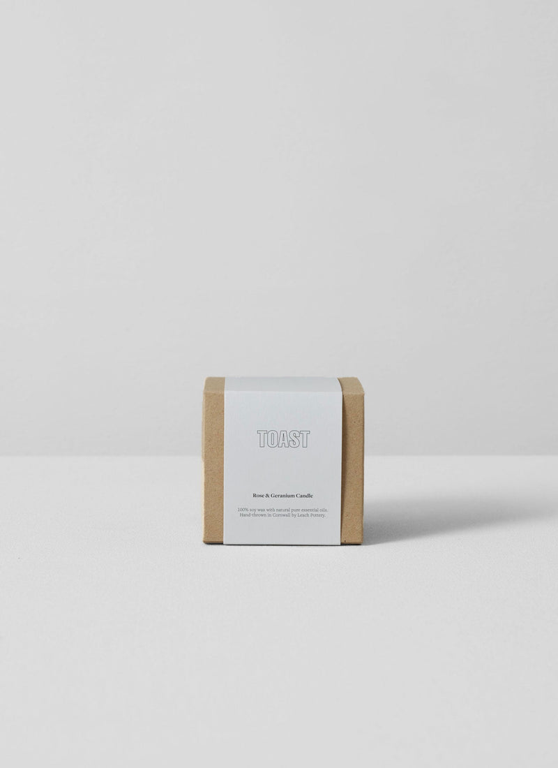 Rose and Geranium Scented Candle | Rose and Geranium