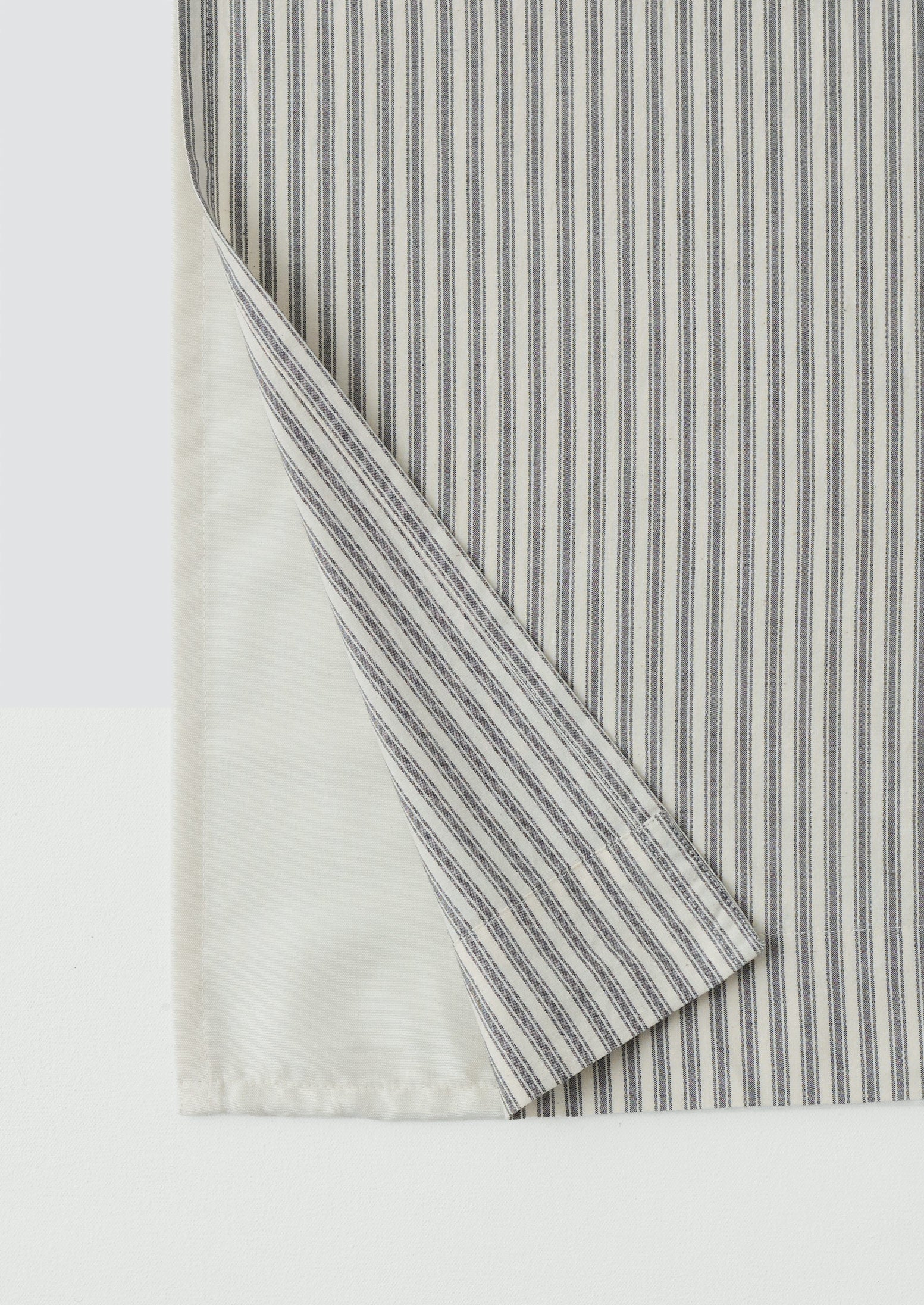 Toast Ticking Stripe Shower Curtain