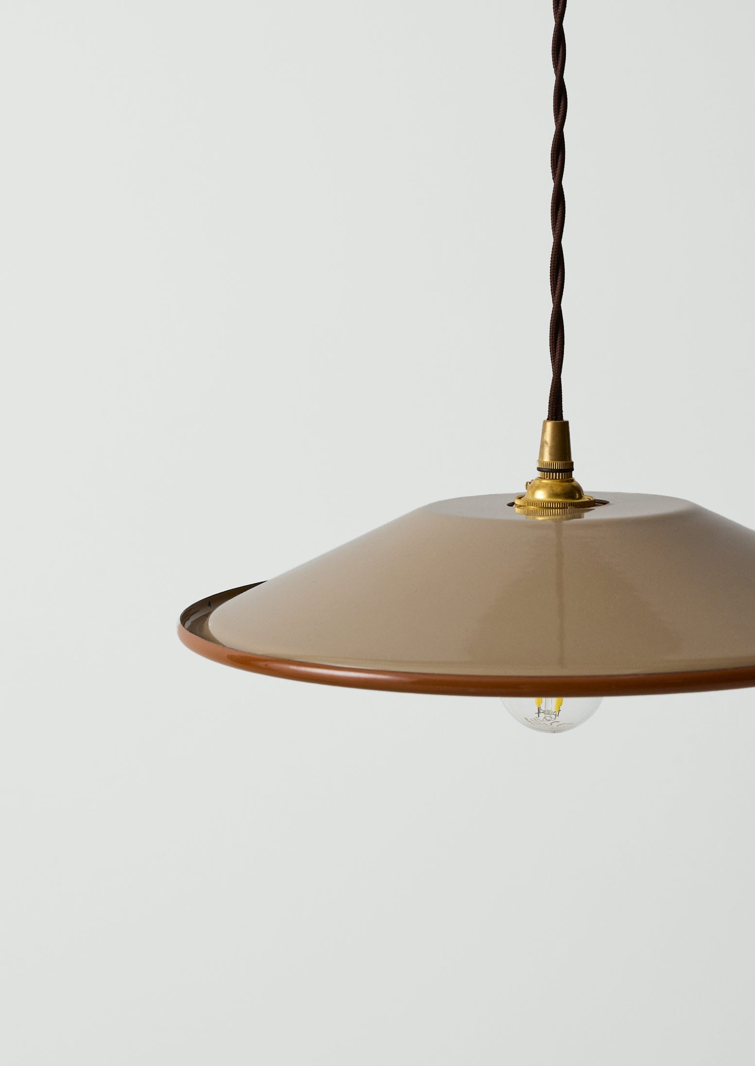 Enamel Pendant Lamp Shade | Mole/Cumin | TOAST