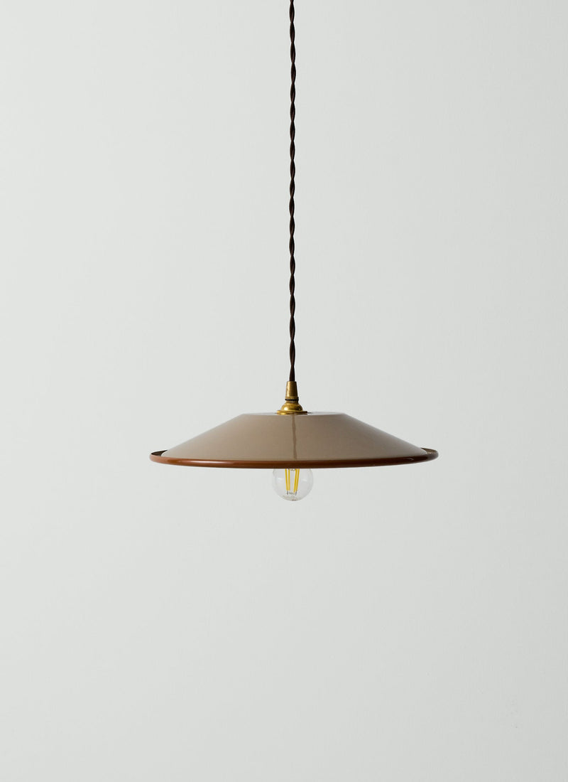 Enamel Pendant Lamp Shade | Mole/Cumin