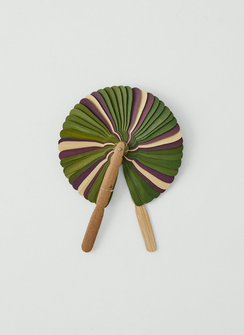 Khmer Fan | Fern Green Multi
