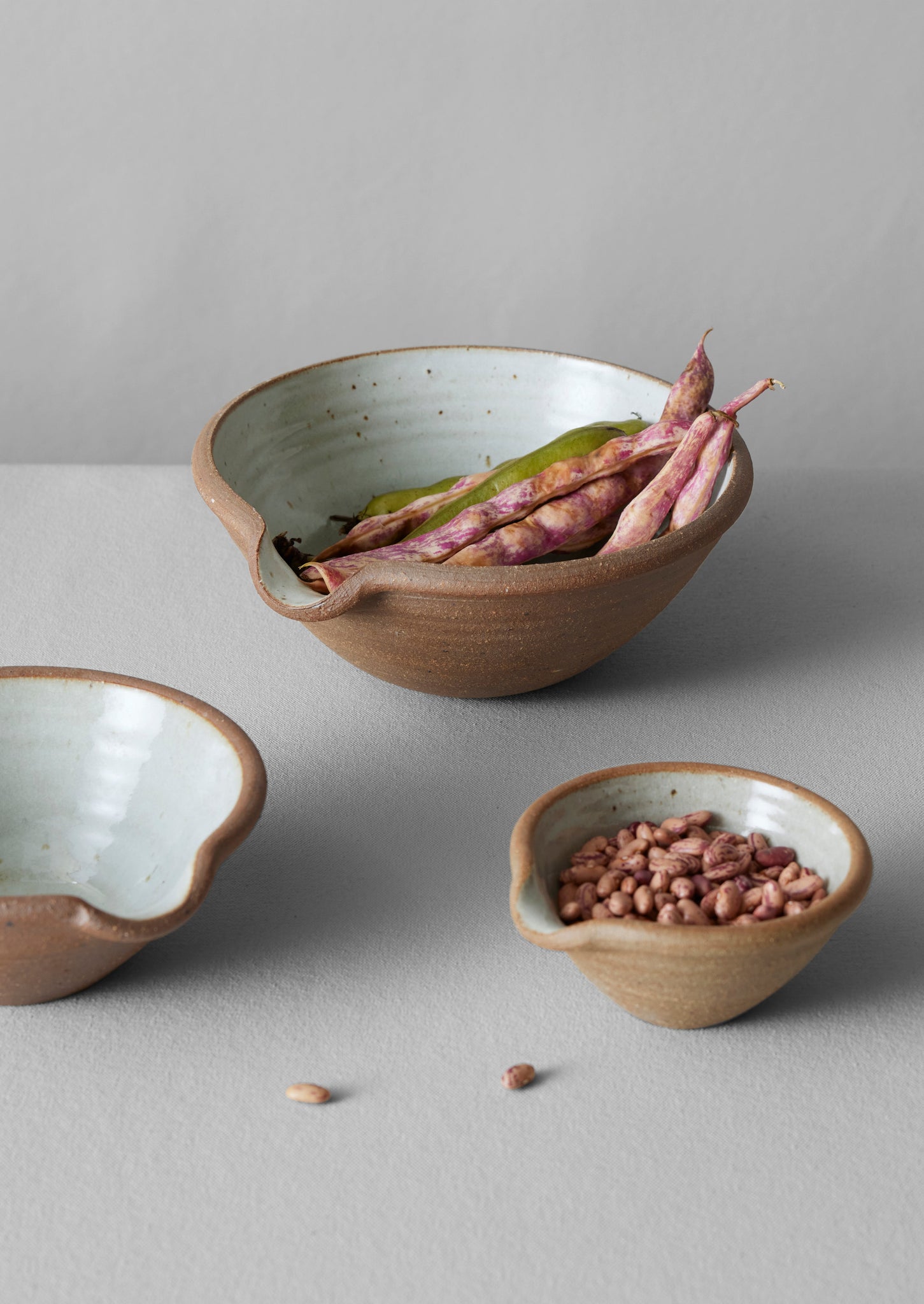 Leach Pottery Mixing Bowls | Chalk