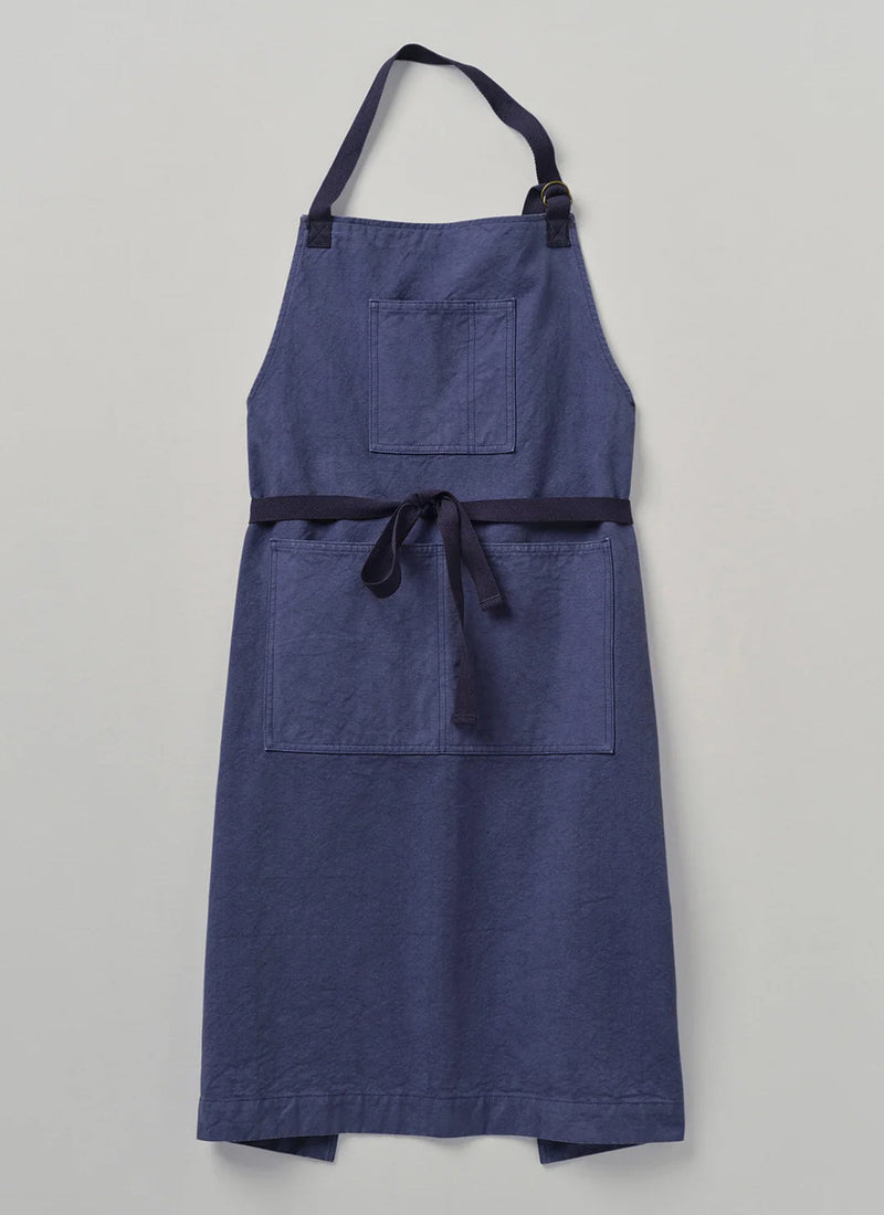 Cotton Canvas Project Apron | Workwear Blue