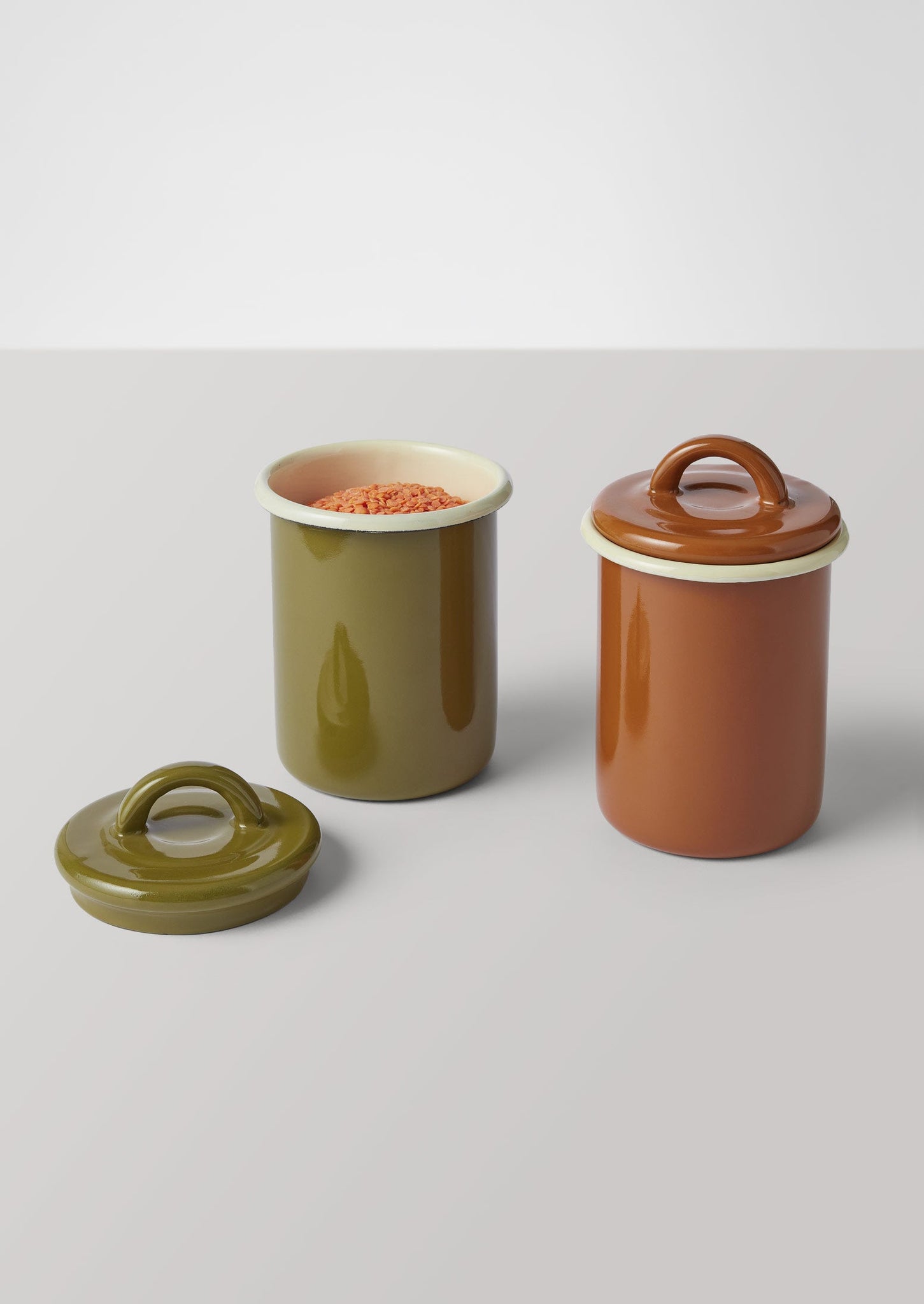 Enamel Storage Jar | Cumin