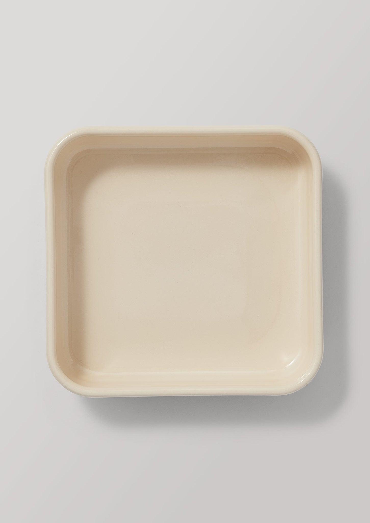 Square Enamel Oven Dish | Cumin/Cream