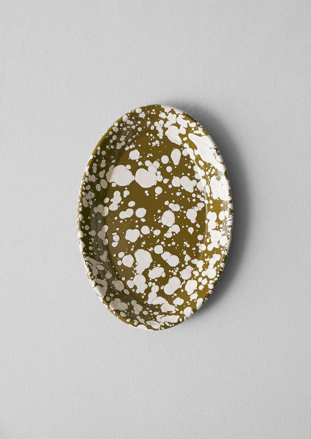 Splatter Enamelware Platter