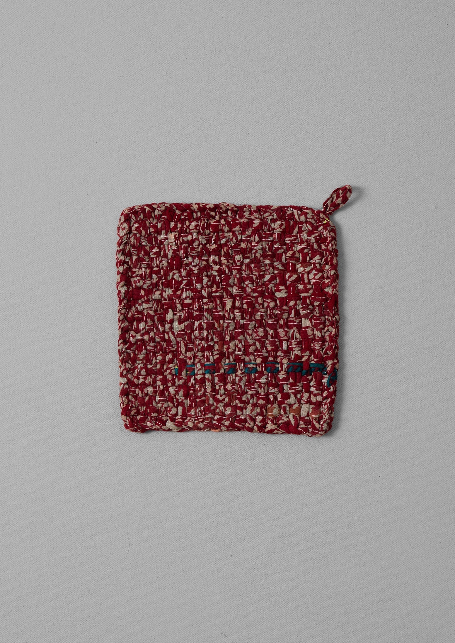 Recycled Fabric Pot Trivet | Multi