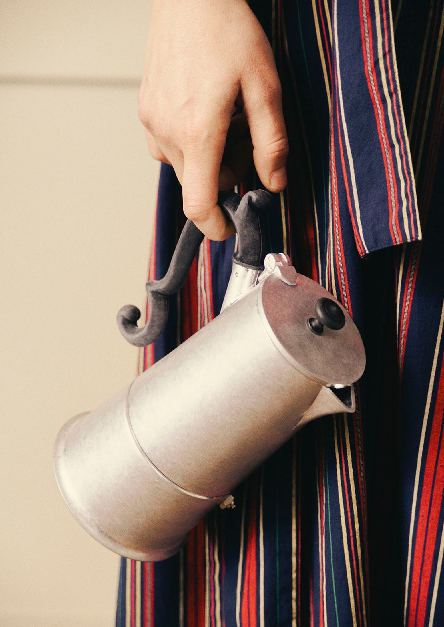 Stonewashed Moka Pot | Silver | TOAST