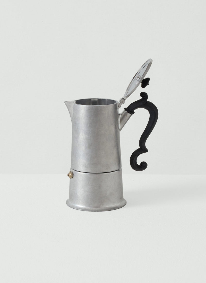 Stonewashed Moka Pot | Silver