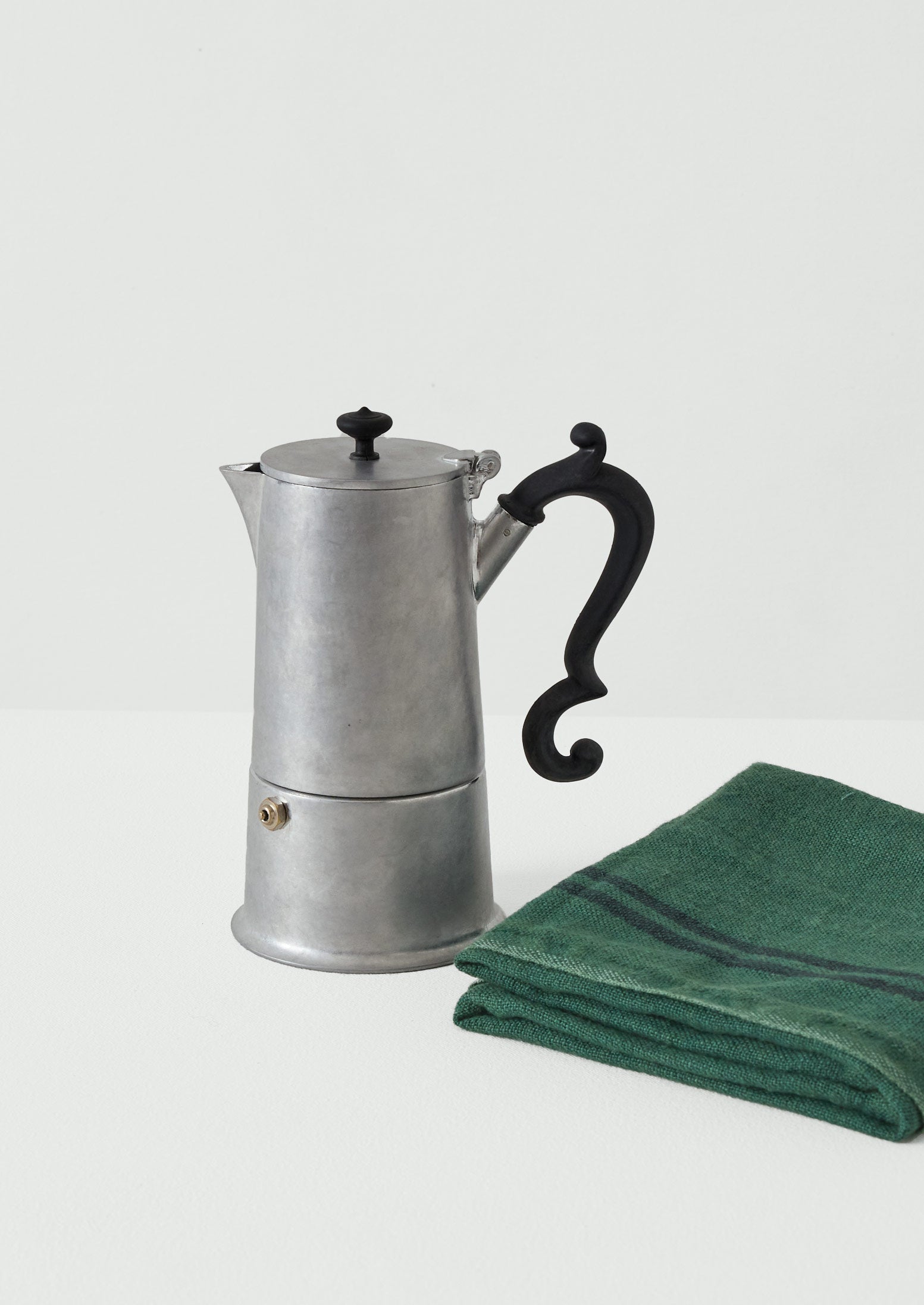 Stonewashed Moka Pot | Silver | TOAST