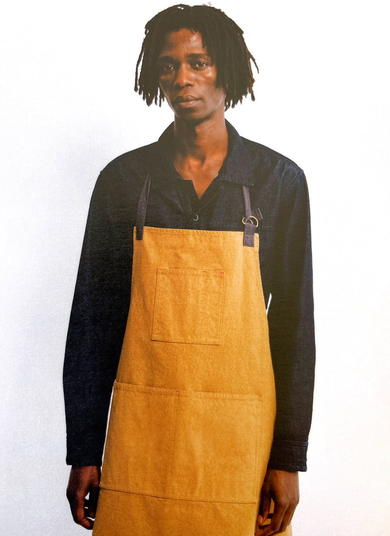 Cotton Canvas Project Apron | Brown Ochre