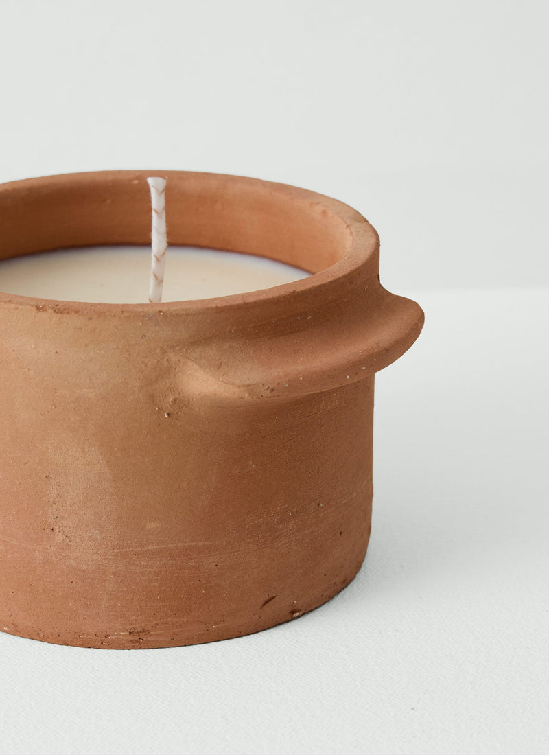Large Citronella Garden Candle | Terracotta
