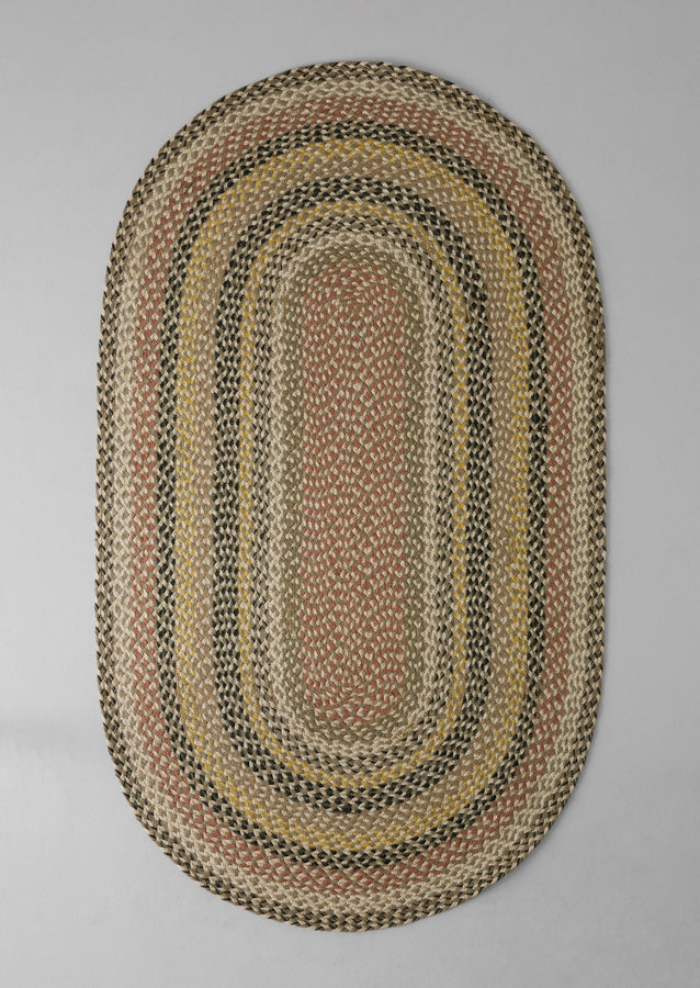 The Braided Rug Company Organic Jute Rug | Ginger Multi | TOAST