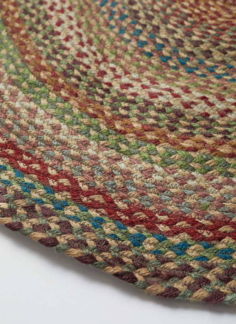 The Braided Rug Company Organic Jute Doormat | Multi