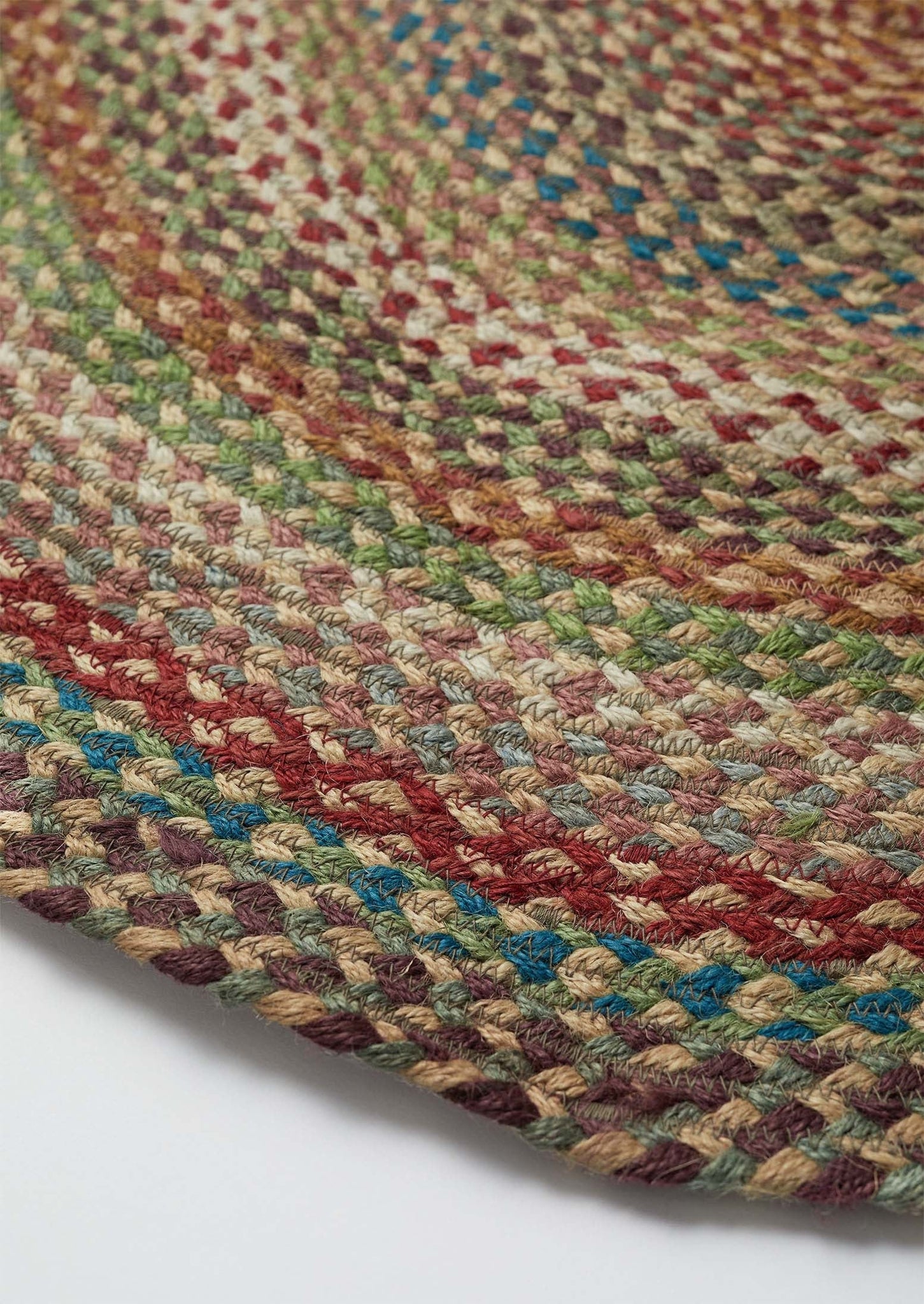 The Braided Rug Company Organic Jute Doormat | Multi