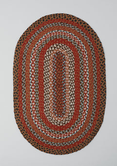 The Braided Rug Company Organic Jute Doormat | Ginger Multi | TOAST