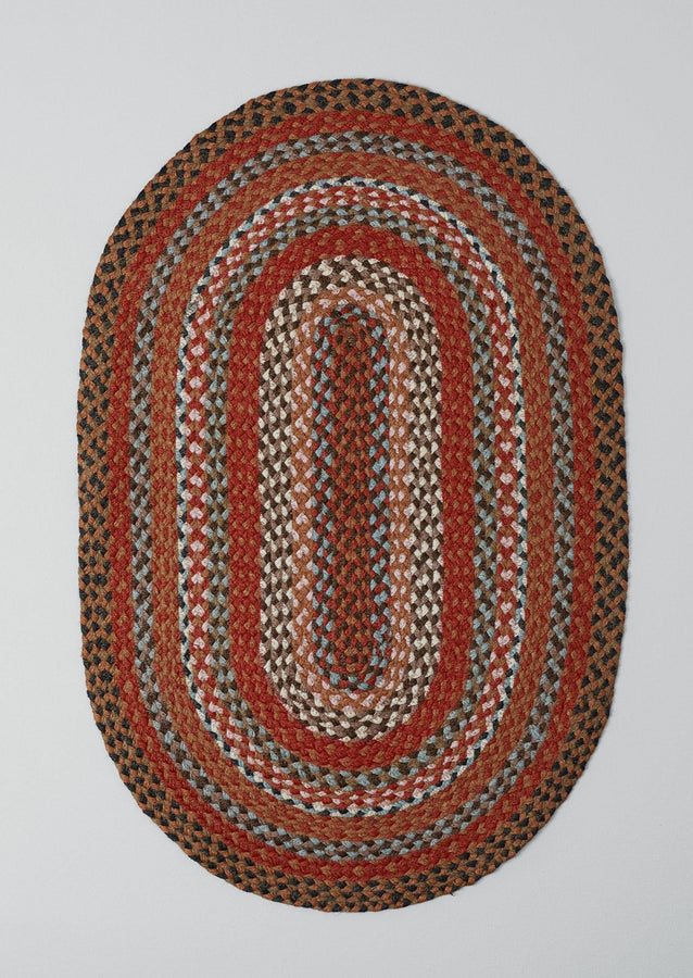 The Braided Rug Company Organic Jute Doormat | Ginger Multi