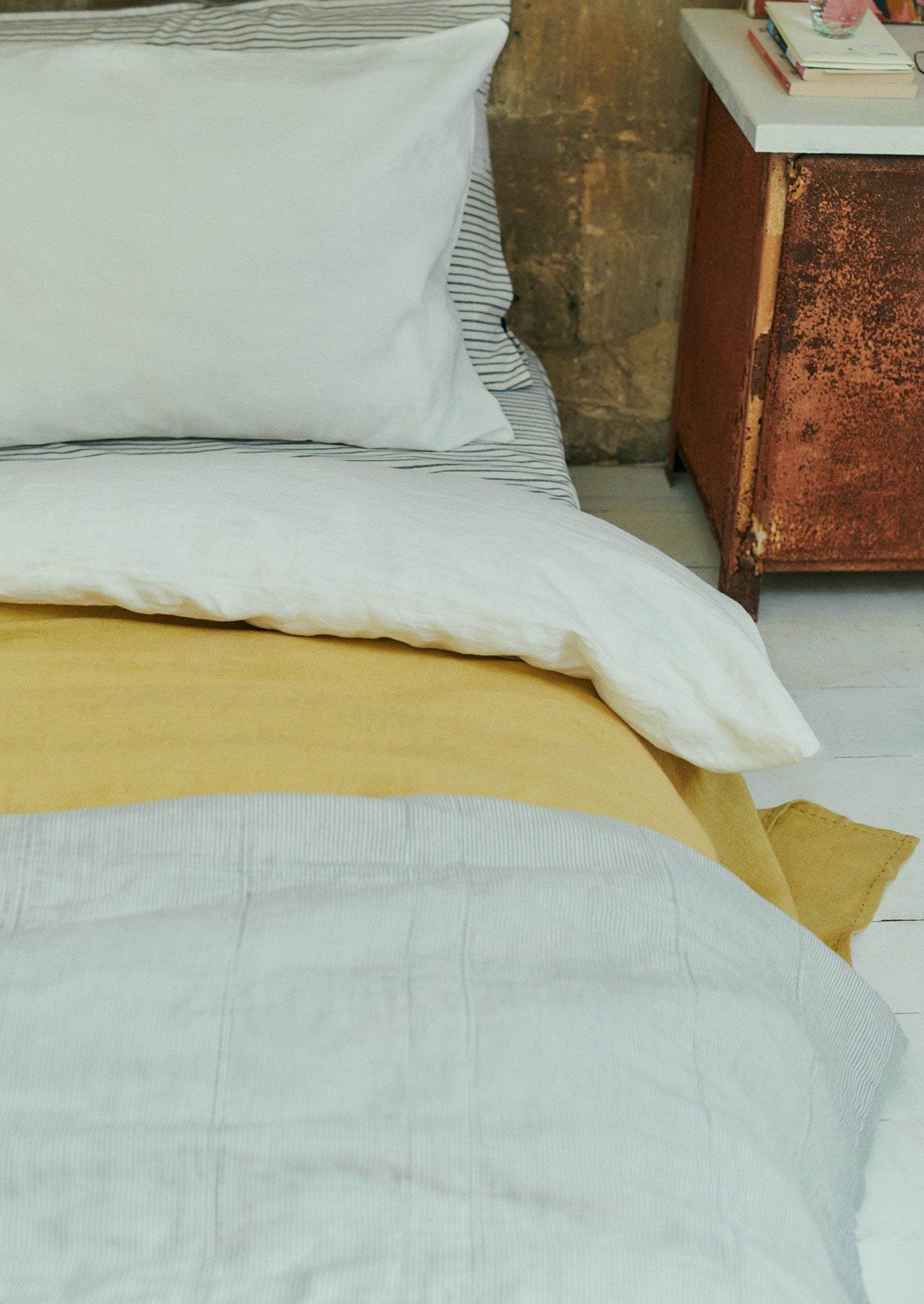 Toast Linen Cotton Duvet Cover