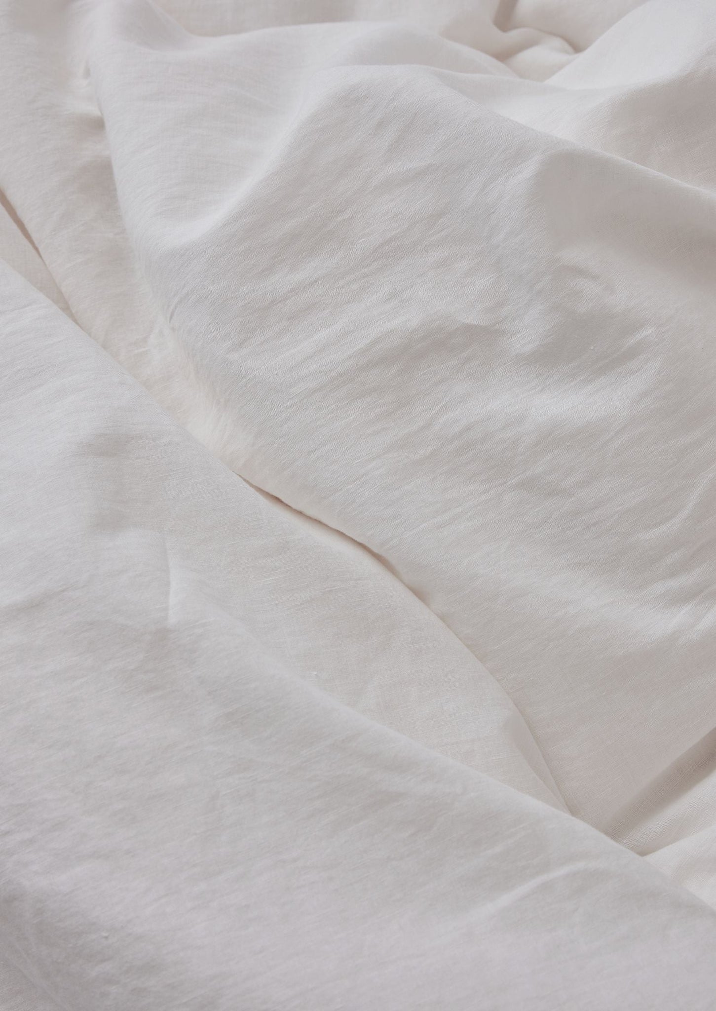 Washed Linen Cotton Oxford Pillowcase Set | Ecru