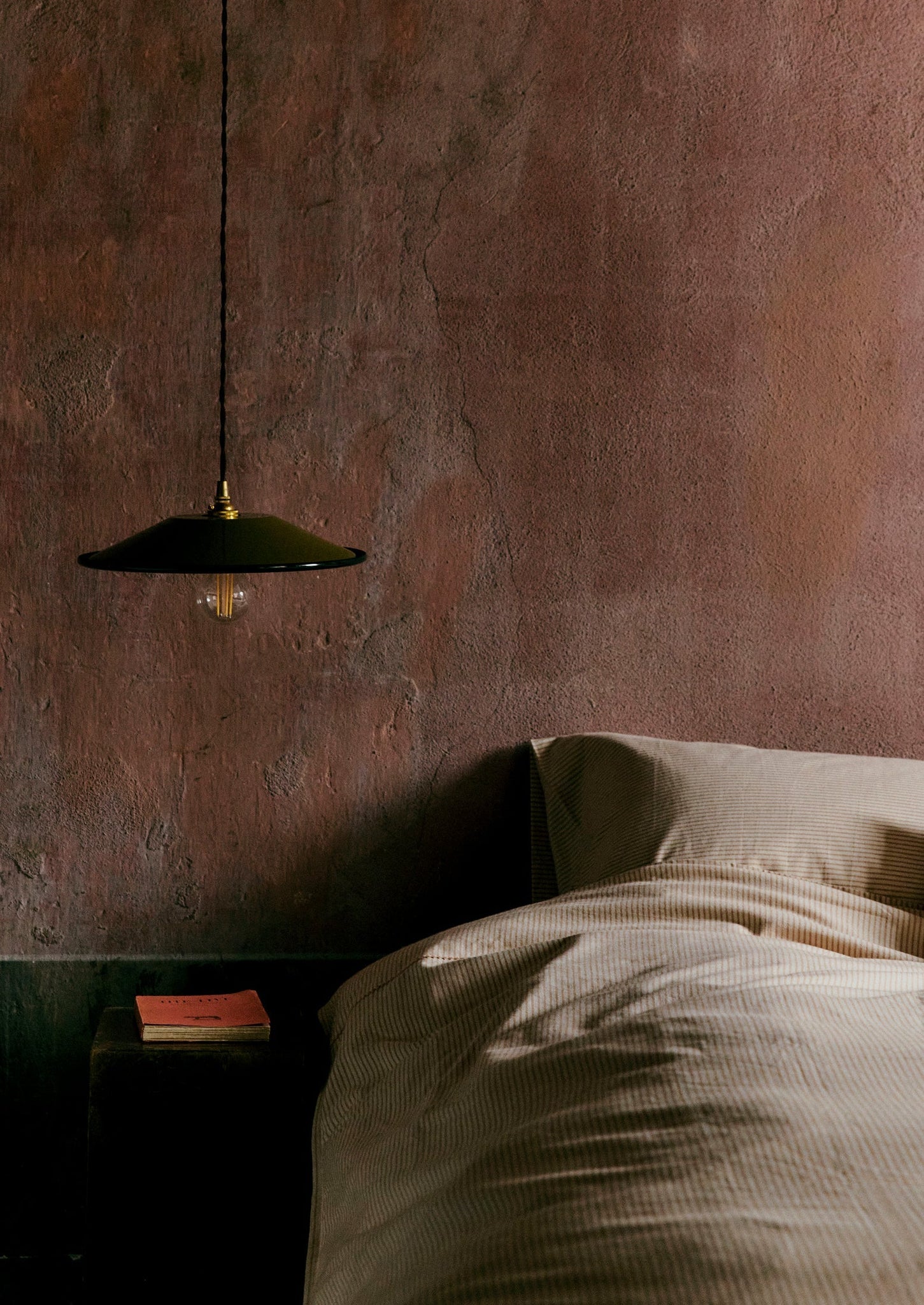 Soft Stripe Cotton Oxford Pillowcase Set | Clay/Ecru