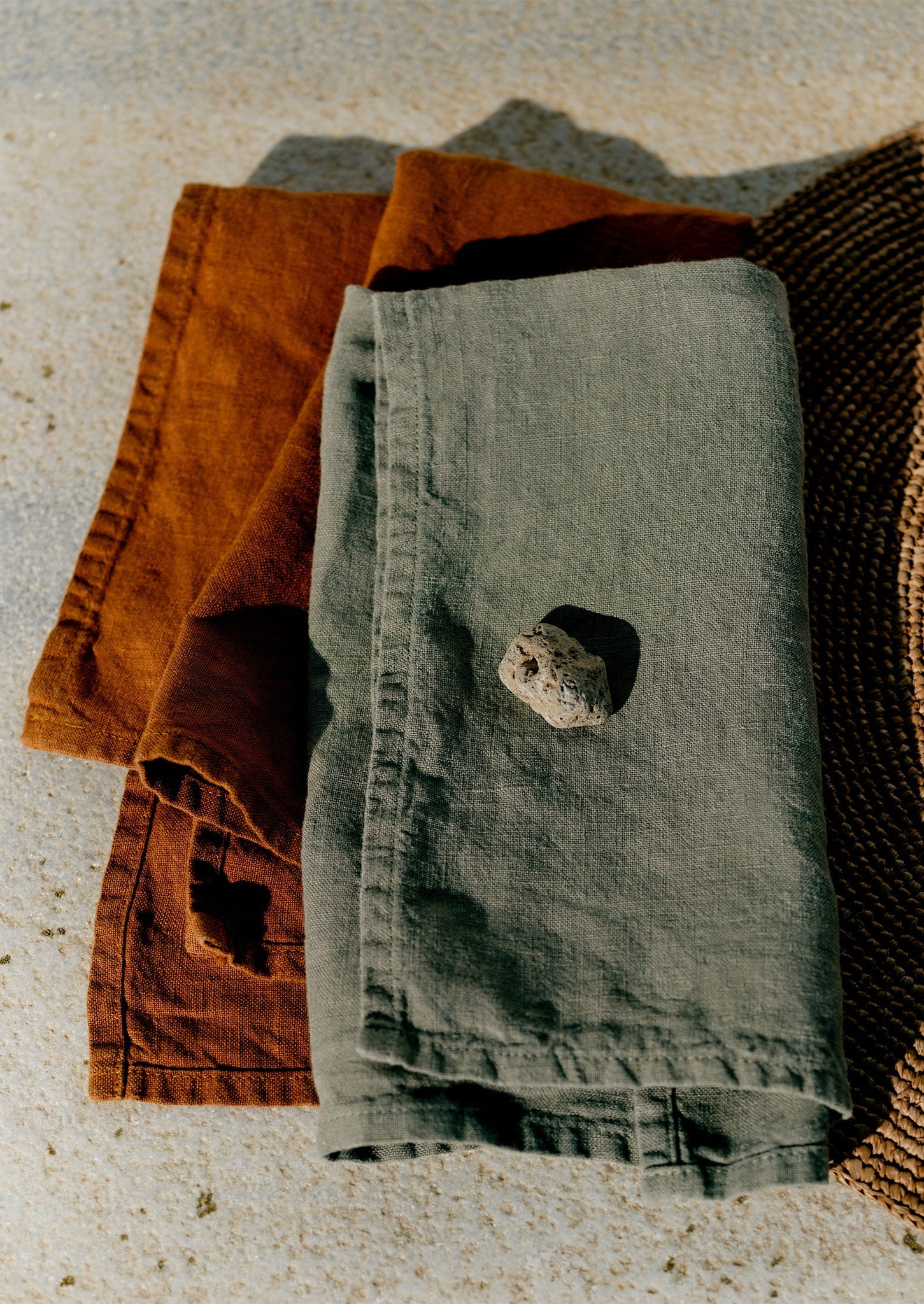 Washed Linen Napkin | Nettle