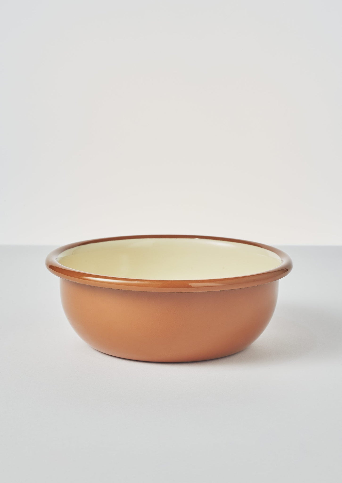 Enamel Bowl, Cumin/Cream