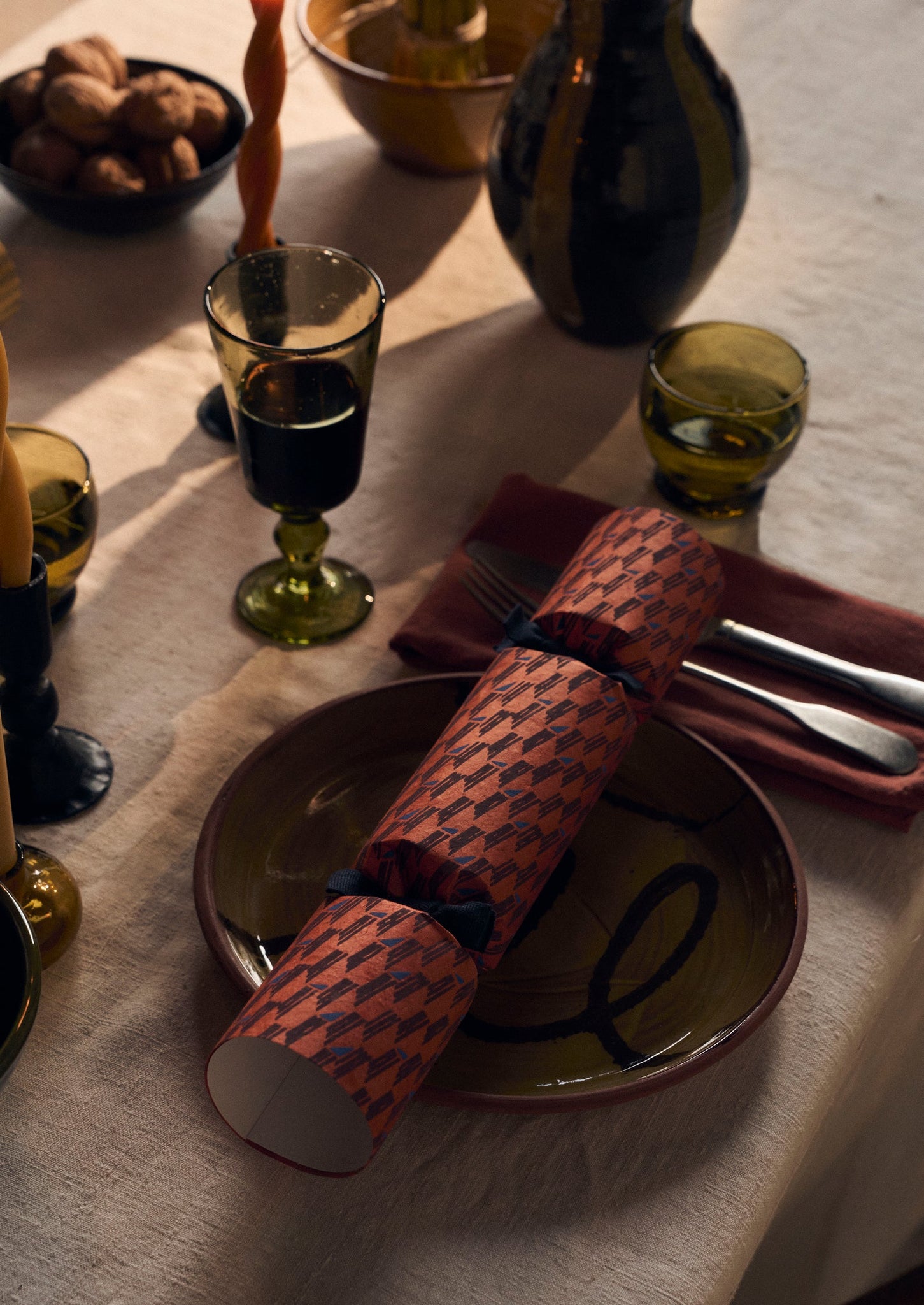 Washed Linen Napkin | Red Clay