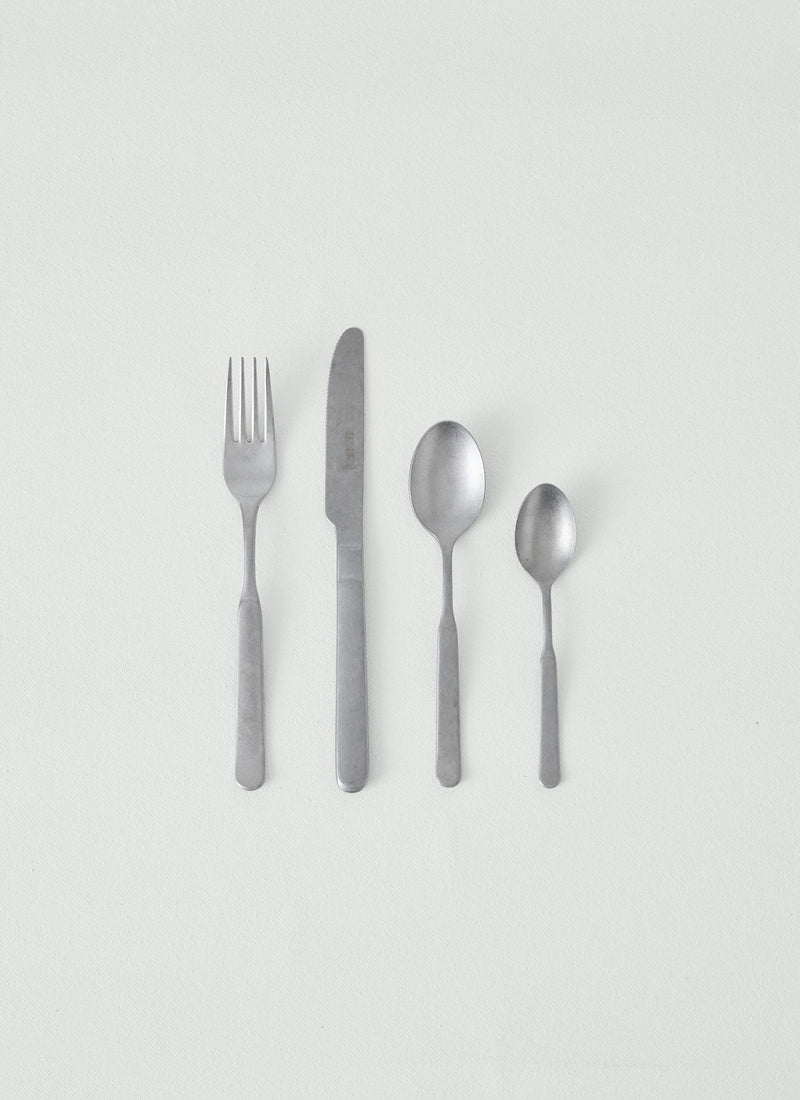 Osteria Stonewashed Cutlery Set | Silver