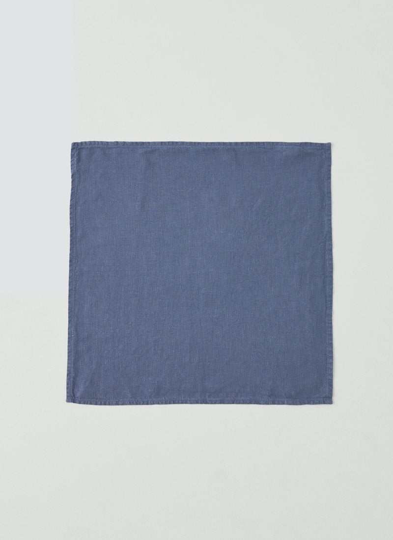 Washed Linen Napkin | Shadow Blue