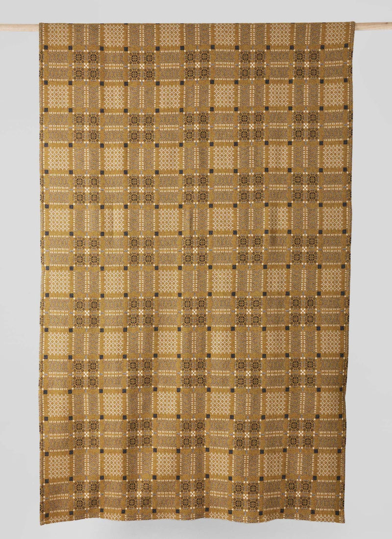 Melin Tregwynt Welsh Blanket | Mead/Ash