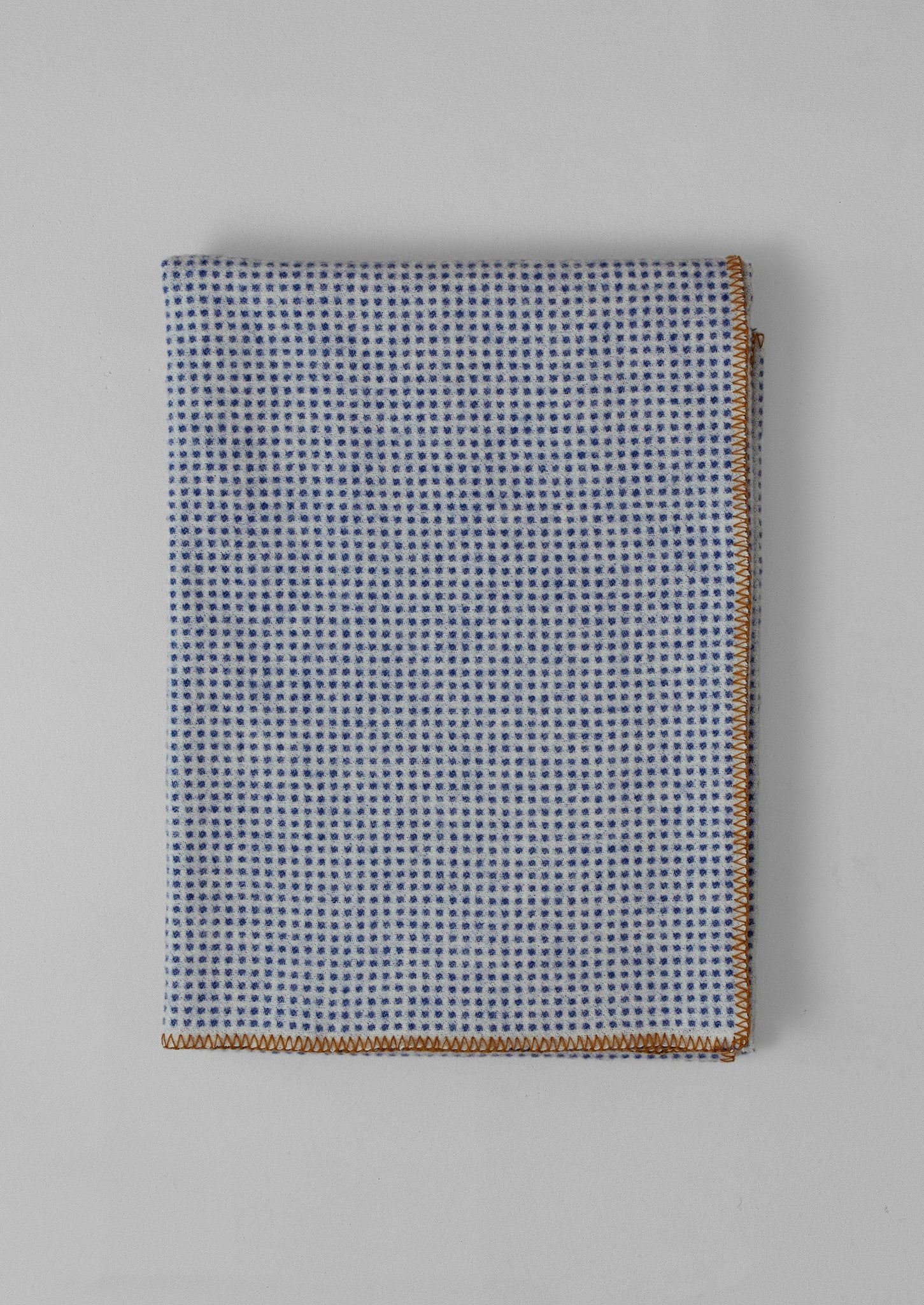 Jacquard Dot Wool Blanket | Midnight/Ecru