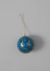 Hand Marbled Bauble | Rich Blue