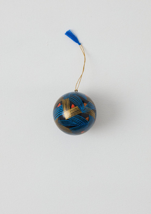 Stave Hand Painted Ornament | Midnight