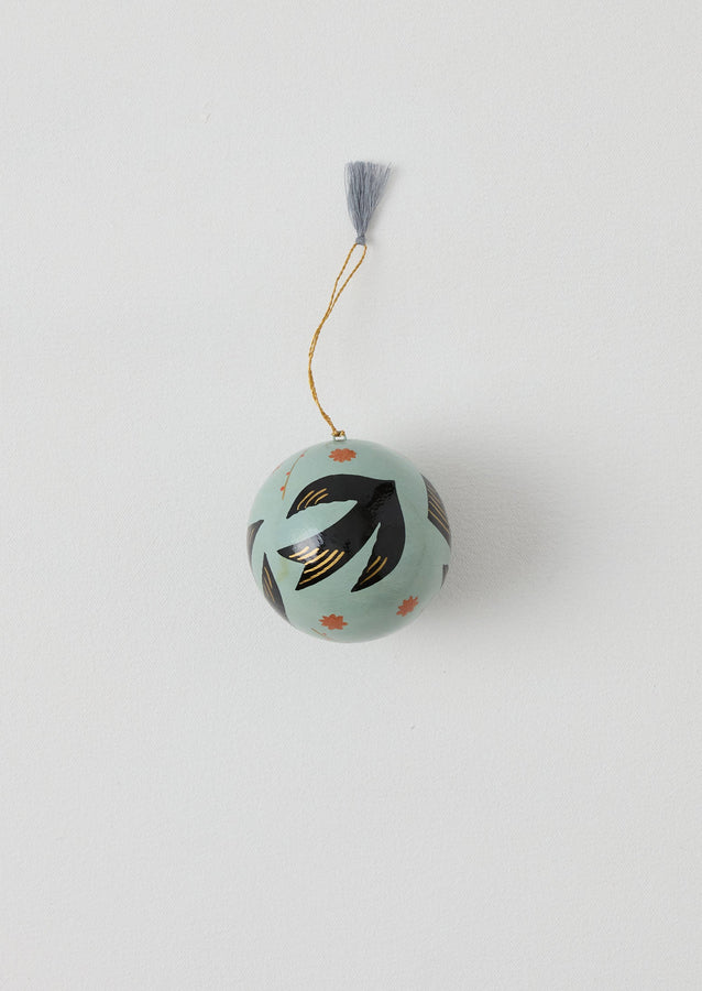 Bird Hand Painted Ornament | Duck Egg