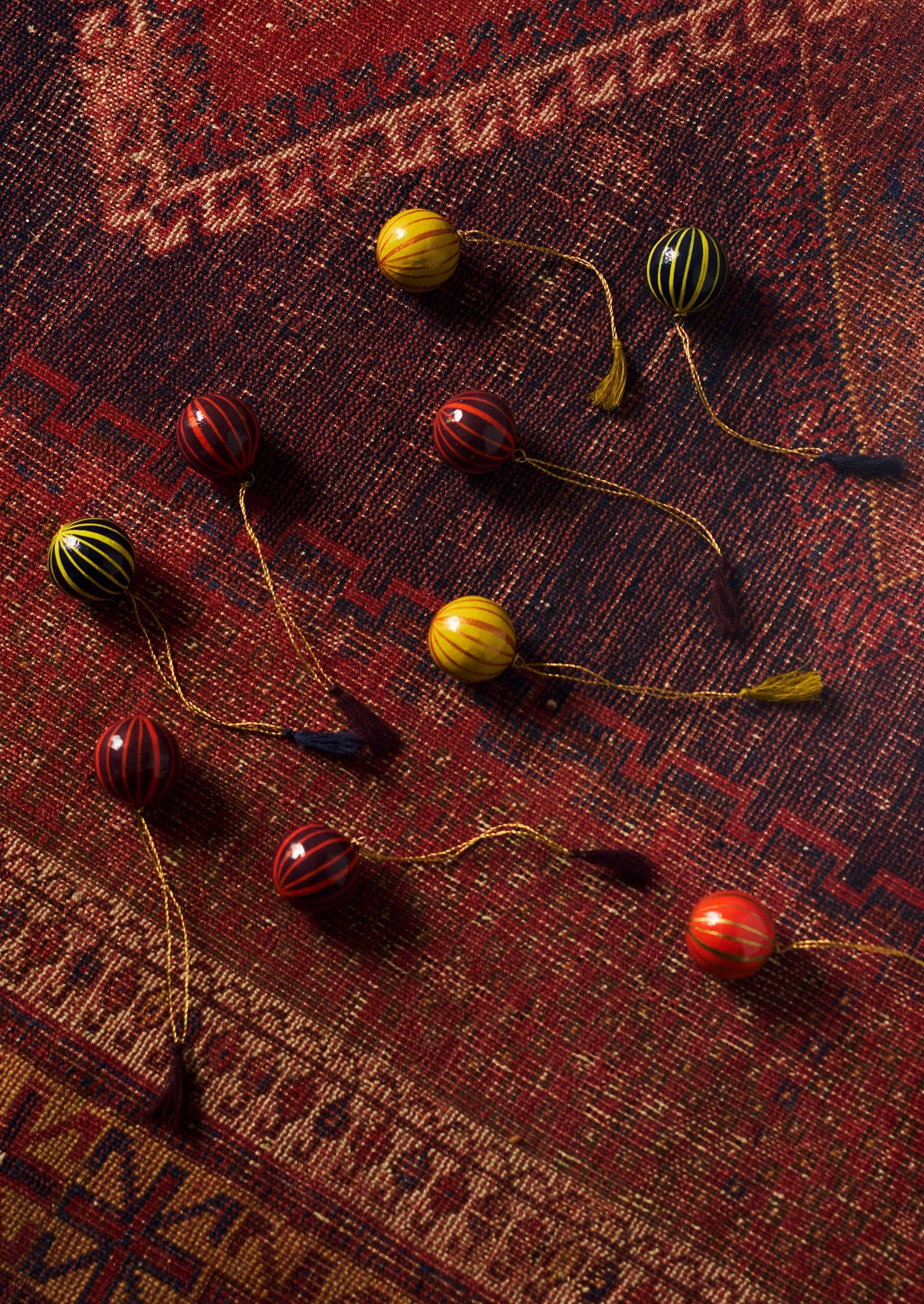 Mini Hand Painted Ornament Set | Multi