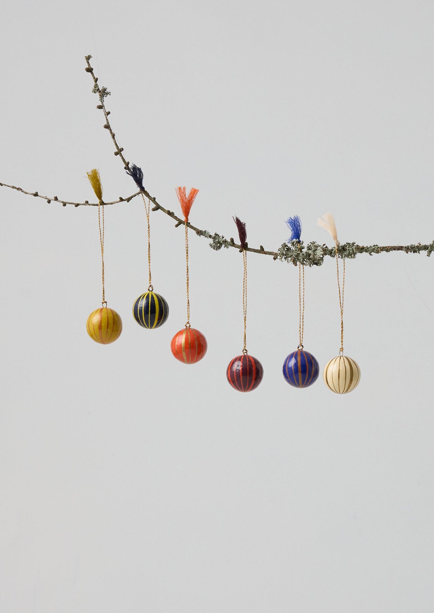 Mini Hand Painted Ornament Set | Multi