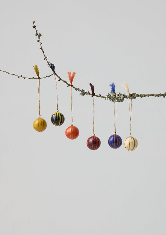 Mini Hand Painted Ornament Set | Multi