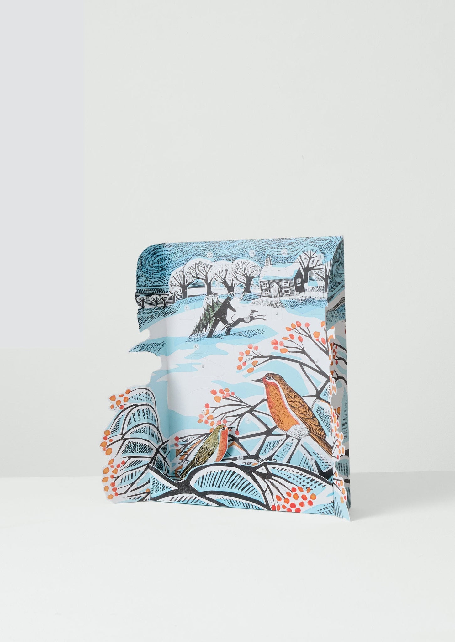 Angela Harding Bringing Home The Tree Advent Calendar | Multi