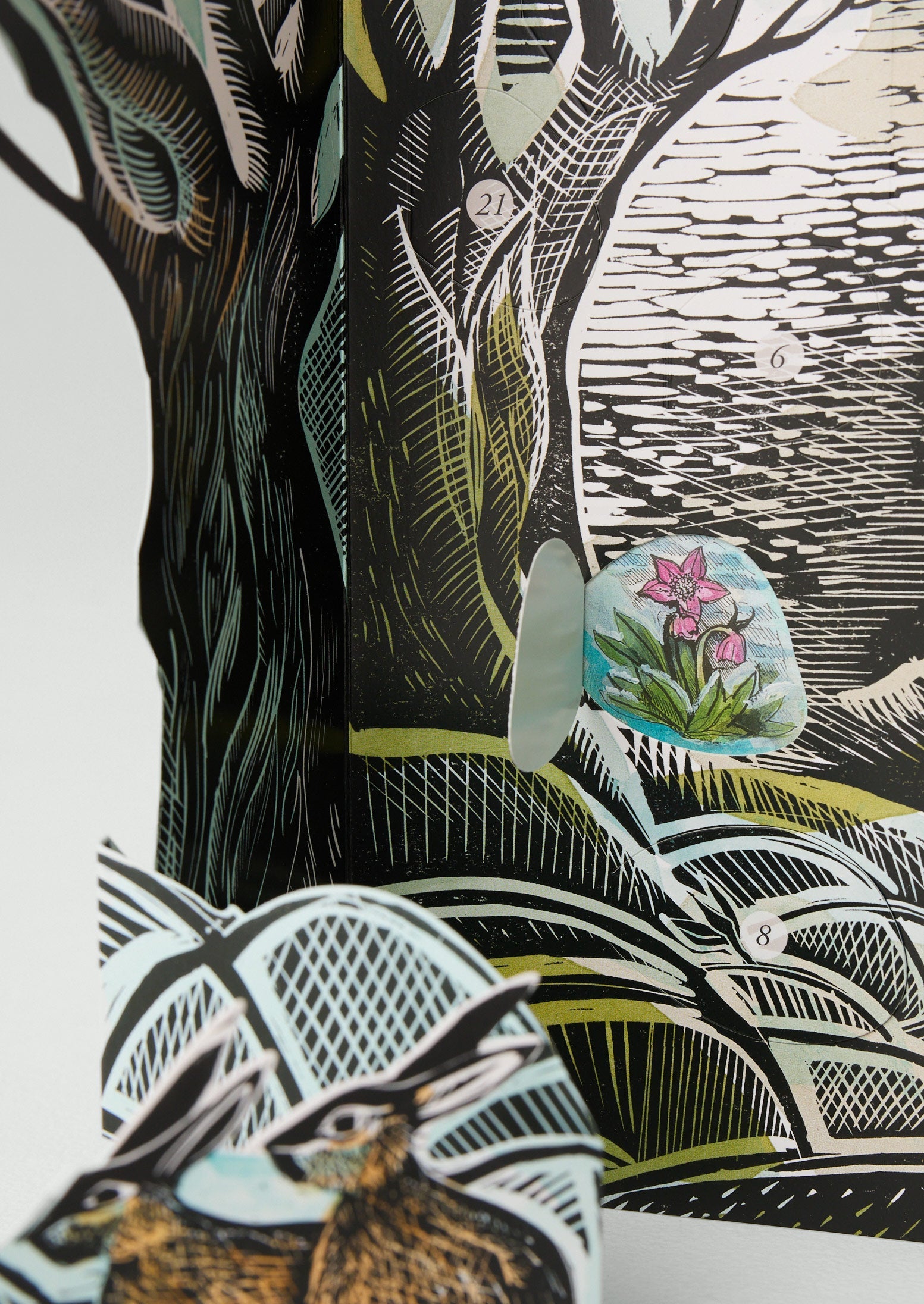 Angela Harding Midnight Fox Advent Calendar | Multi | TOAST