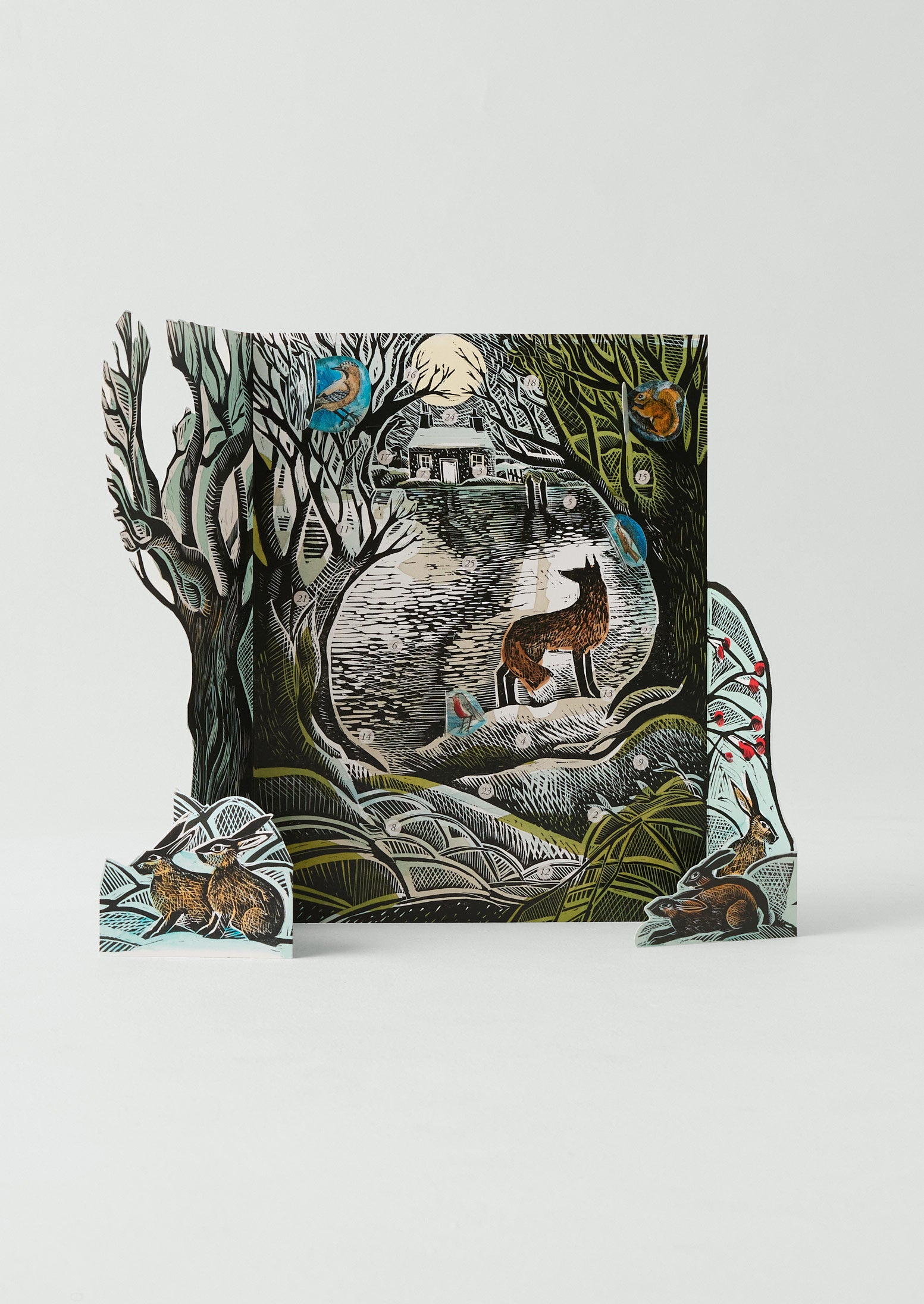 Angela Harding Midnight Fox Advent Calendar | Multi | TOAST
