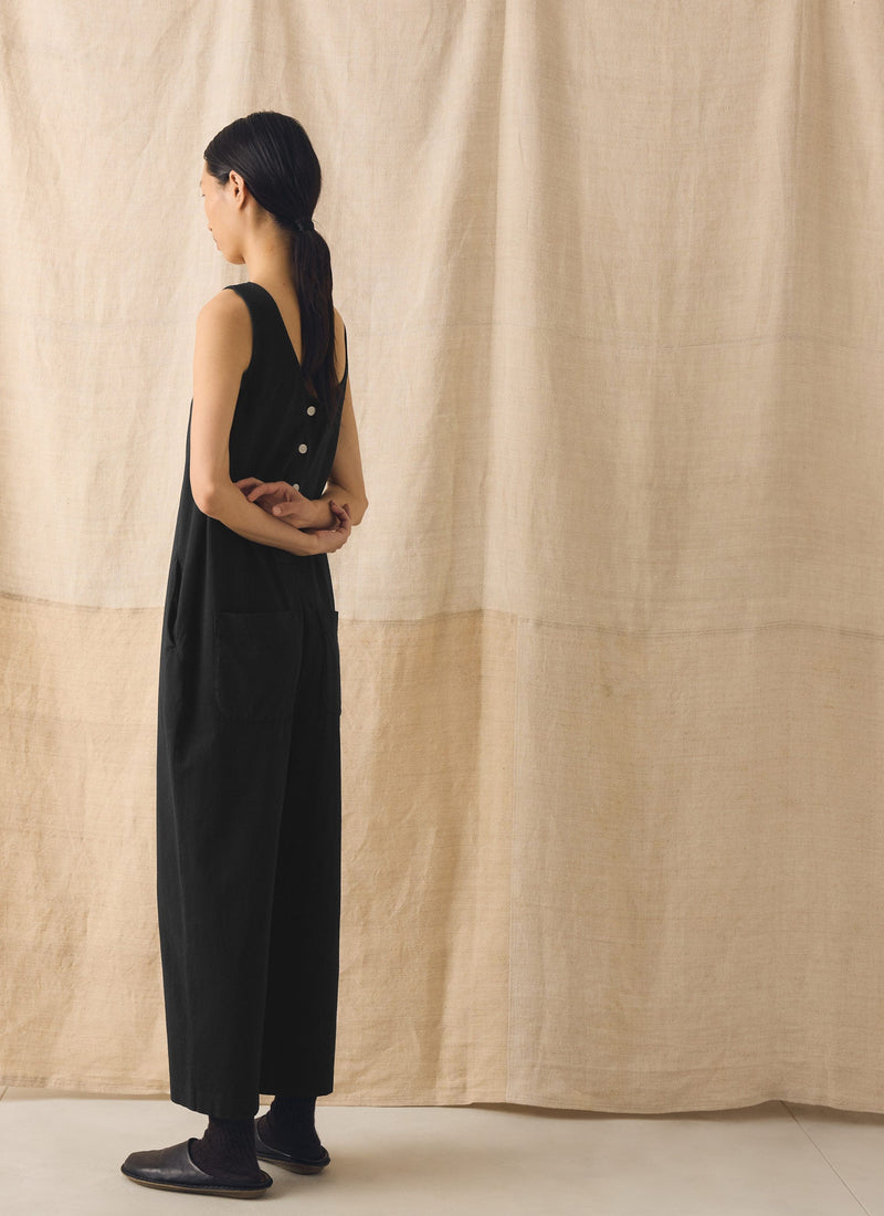Lydia Jersey Jumpsuit | Washed Black