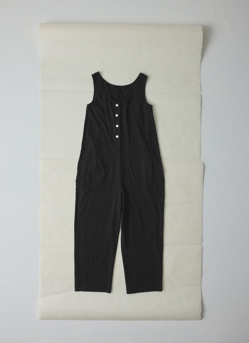 Lydia Jersey Jumpsuit | Washed Black