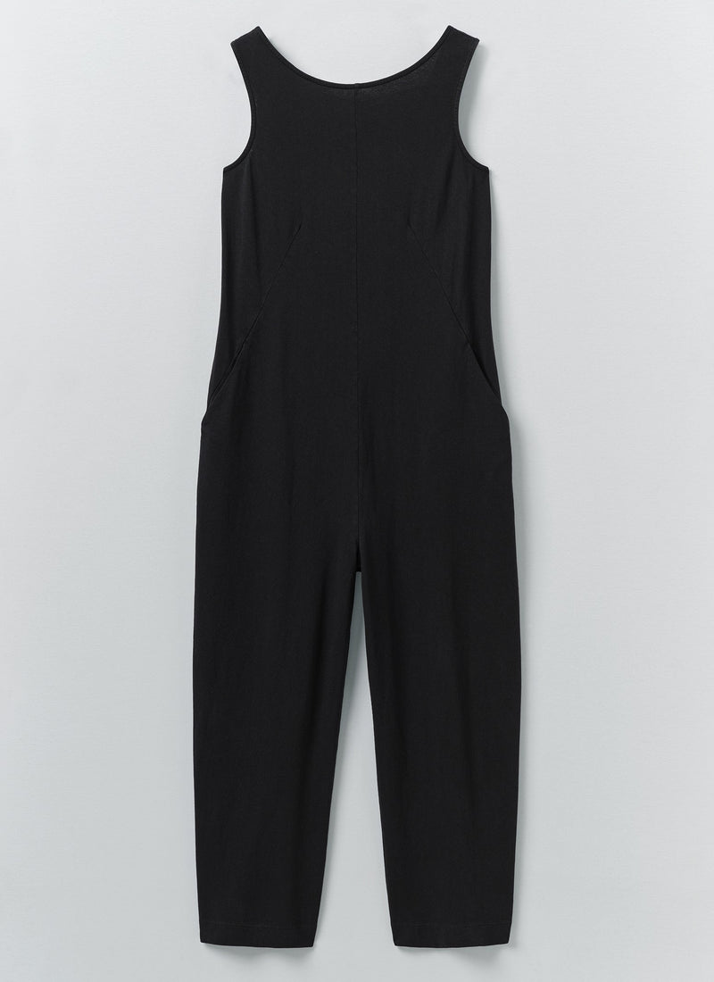 Lydia Jersey Jumpsuit | Washed Black