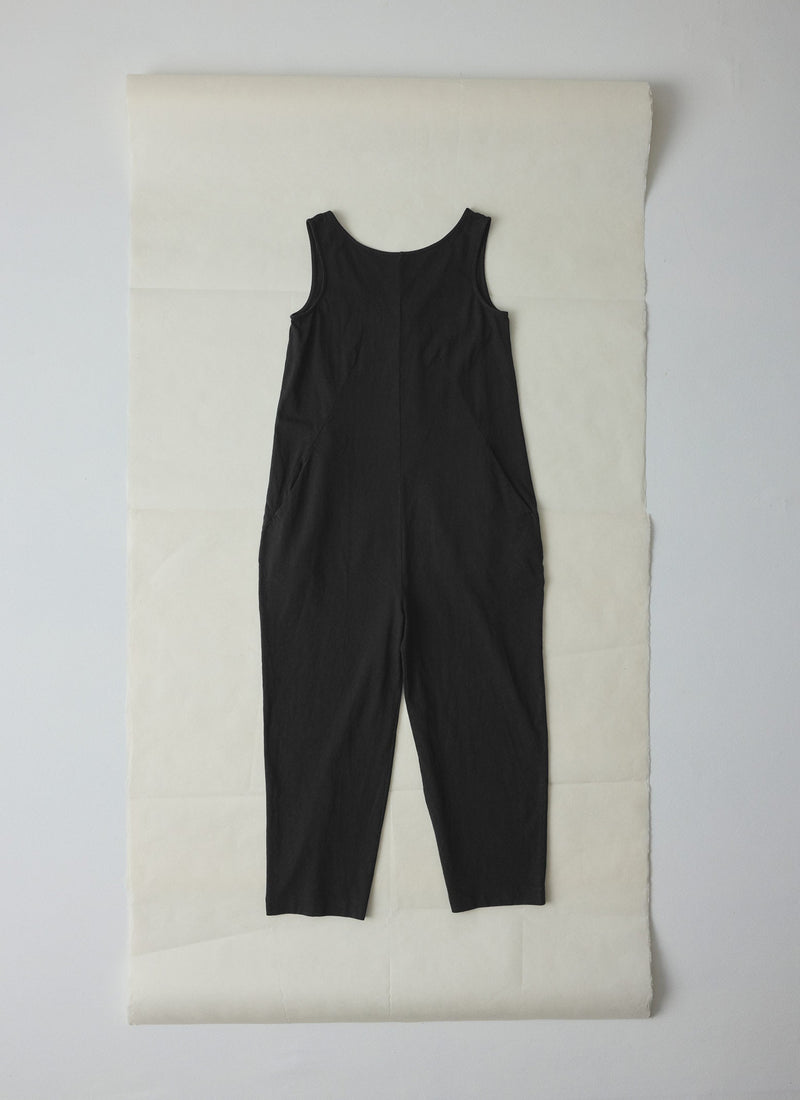 Lydia Jersey Jumpsuit | Washed Black