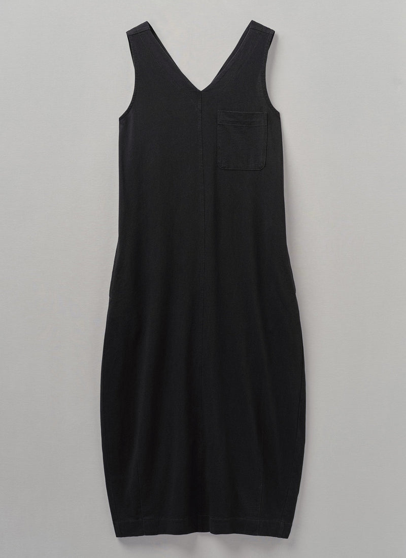 black cotton jersey dress Karen Millen Stretch Cotton Jersey Strappy Mini Dress in Black