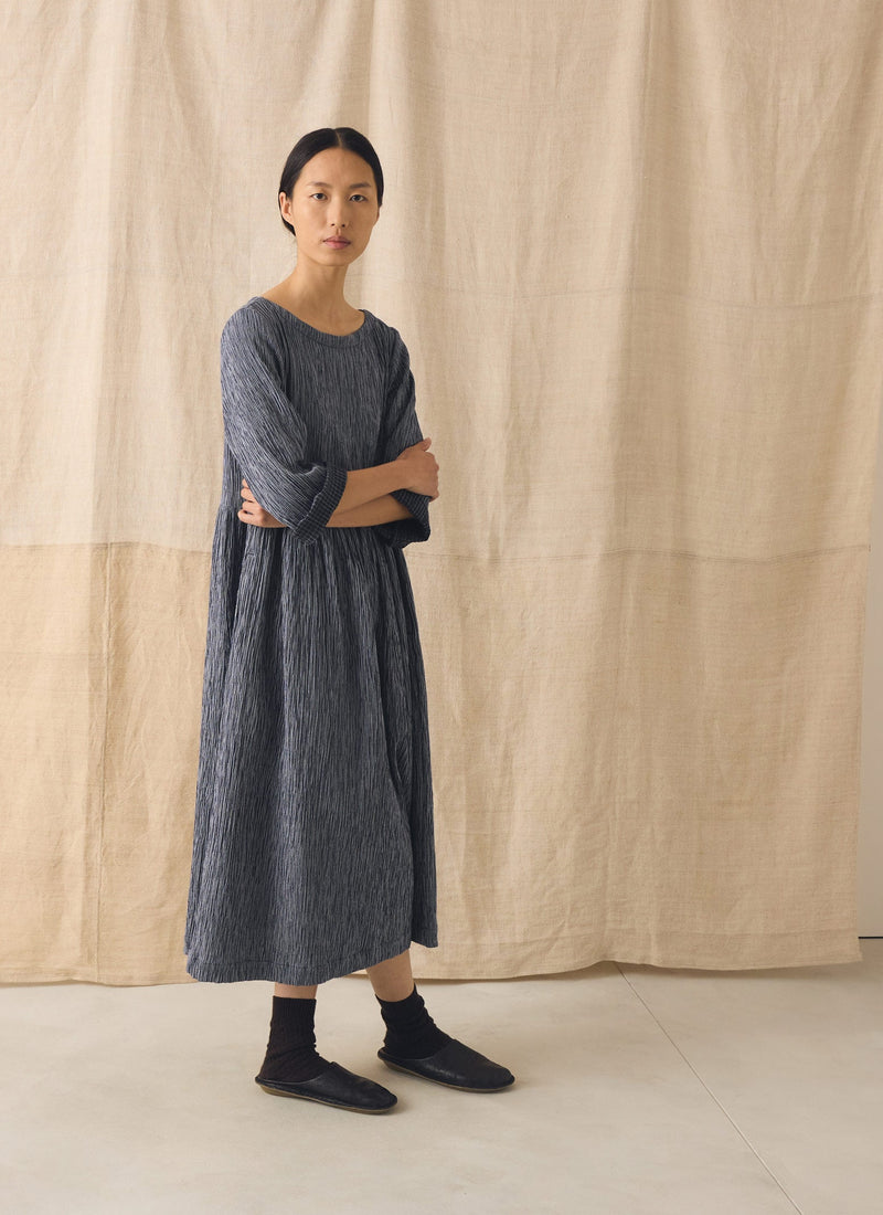 Freya Crinkle Cotton Dress
